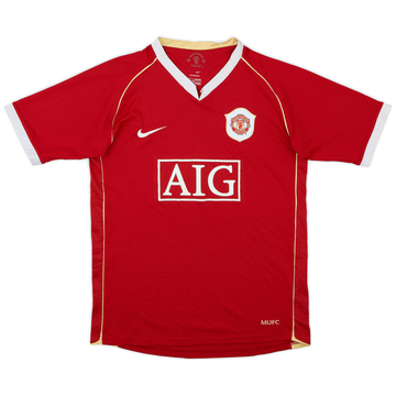 2006-07 Manchester United Home Shirt - 4/10 - (XL.Boys)