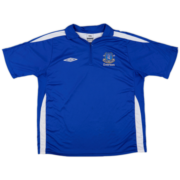 2004-05 Everton Umbro 1/4 Zip Training Shirt - 7/10 - (XL)