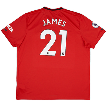 2019-20 Manchester United Home Shirt James #21 - 6/10 - (XXL)