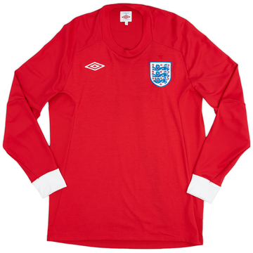 2010-11 England Away L/S Shirt - 9/10 - (L)