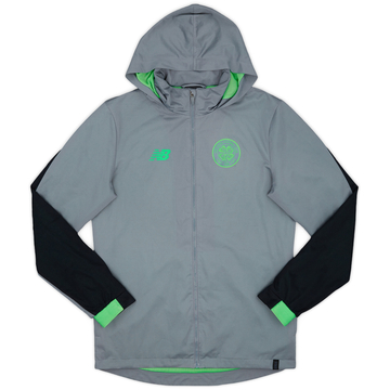 2017-18 Celtic New Balance Hooded Track Jacket - 9/10 - (M)