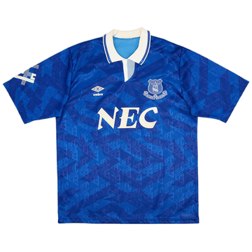 1991-93 Everton Home Shirt - 6/10 - (L)
