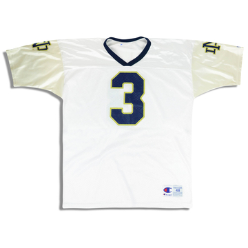 1995-97 Notre Dame Fighting Irish Powlus #3 Champion Jersey (Away) XL