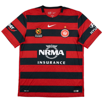 2015-16 Western Sydney Wanderers Home Shirt - 8/10 - (L)