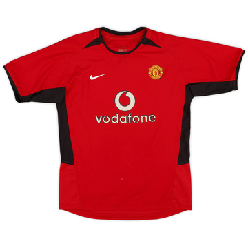 2002-04 Manchester United Home Shirt - 7/10 - (L.Boys)