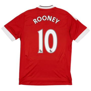 2015-16 Manchester United Home Shirt Rooney #10 - 6/10 - (M)