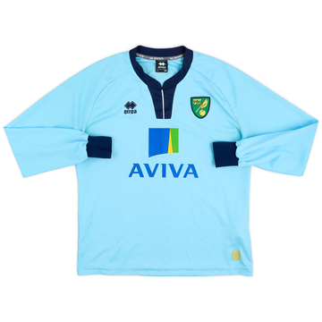 2013-14 Norwich GK Shirt - 6/10 - (XL.Boys)