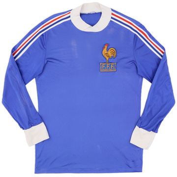 1978-80 France World Cup Home L/S Shirt - 7/10 - (M)