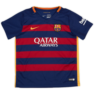 2015-16 Barcelona Home Shirt - 8/10 - (6-7 Years)