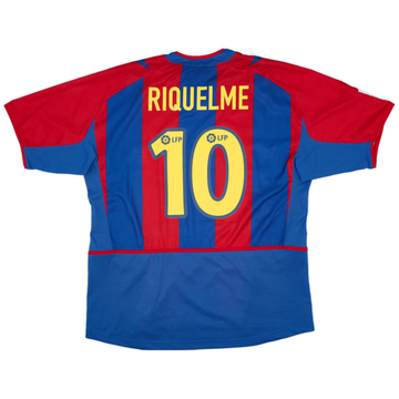 2002-03 Barcelona Home Shirt Riquelme #10 - 6/10 - (S)