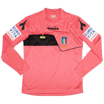 2017-18 Italy Diadora Referee L/S Shirt - 7/10 - (M)