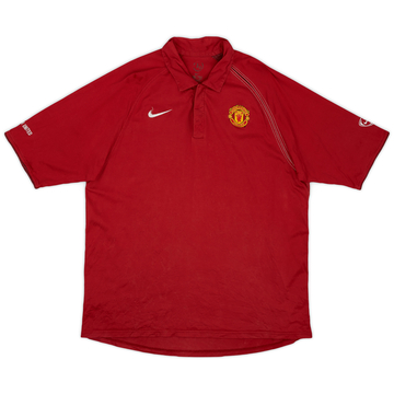2004-05 Manchester United Nike Polo Shirt - 7/10 - (XL)