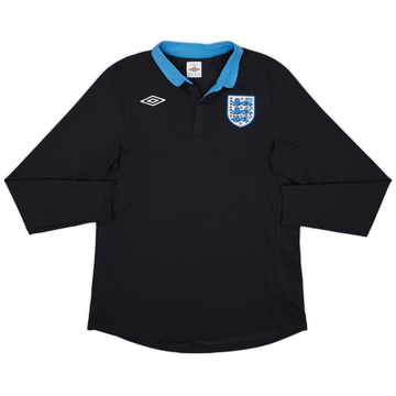 2011-12 England Away L/S Shirt - 8/10 - (L)