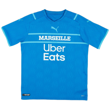 2021-22 Olympique Marseille Third Shirt - 6/10 - (XL.Boys)
