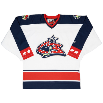 2000-01 Columbus Blue Jackets Pro Player Home Jersey - 6/10 - (L)