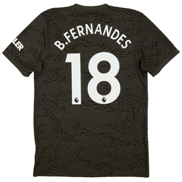 2020-21 Manchester United Away Shirt B.Fernandes #18 - 8/10 - (M)