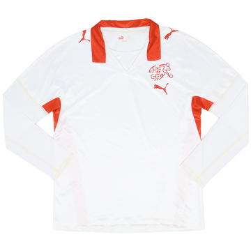 2008-10 Switzerland Player Issue Away L/S Shirt - 8/10 - (XL)