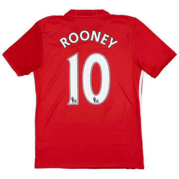 2016-17 Manchester United Home Shirt Rooney #10 - 6/10 - (S)
