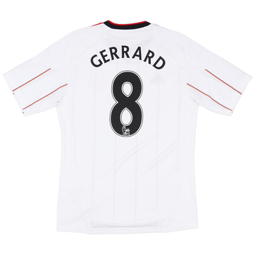 2010-11 Liverpool Away Shirt Gerrard #8 - 7/10 - (S)