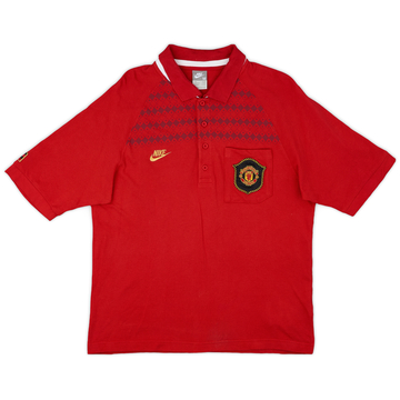 2007-08 Manchester United Nike Polo Shirt - 8/10 - (M)