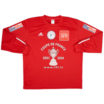 2003-04 Coupe de France L/S Shirt #13 - 8/10 - (XL)