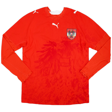 2006-08 Austria Player Issue Home L/S Shirt - 4/10 - (XL)