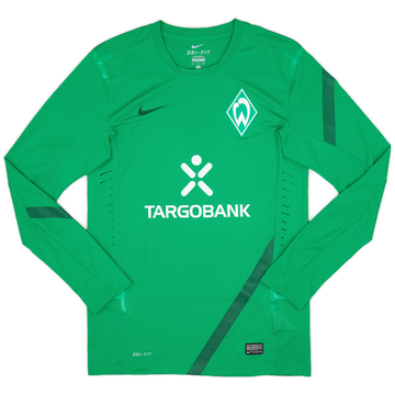 2011-12 Werder Bremen Player Issue Nike Training L/S Shirt - 9/10 - (S)
