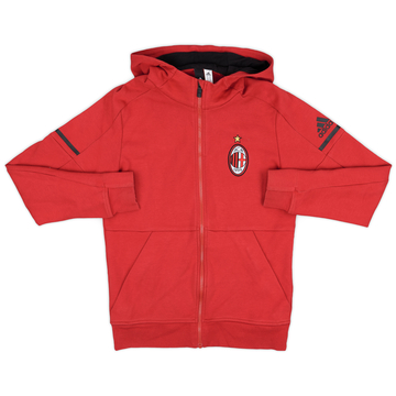 2017-18 AC Milan adidas Hooded Top - 8/10 - (L)