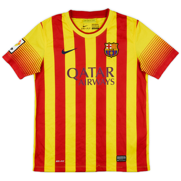 2013-15 Barcelona Away Shirt - 7/10 - (L.Boys)