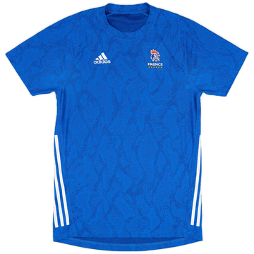 2020 France Olympic Handball adidas Training Shirt - 8/10 - (S)