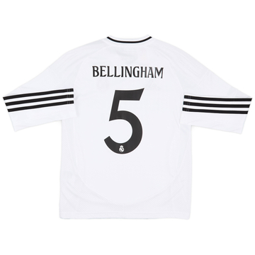 2024-25 Real Madrid Home L/S Shirt Bellingham #5 (KIDS)