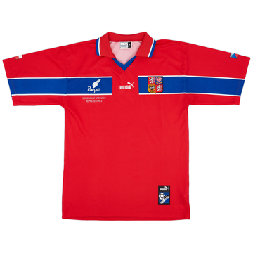 1998-00 Czech Republic Basic Home Shirt - 9/10 - (XL)