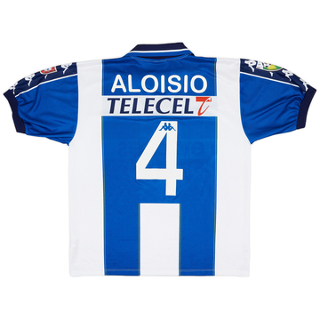 1999-00 Porto Match Issue Signed Home Shirt Aloisio #4