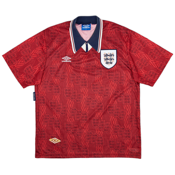 1993-95 England Away Shirt - 8/10 - (XL)