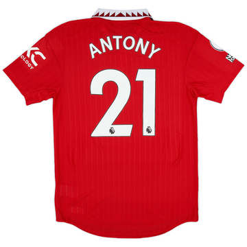2022-23 Manchester United Match Issue Home Shirt Antony #21
