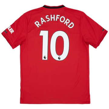 2019-20 Manchester United Home Shirt Rashford #10 - 7/10 - (L)