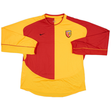 2003-04 Lens Player Issue Home L/S Shirt - 9/10 - (XXL)