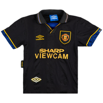 1993-95 Manchester United Away Shirt - 8/10 - (S.Boys)