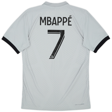 2022-23 Paris Saint-Germain Authentic Away Shirt Mbappe #7 - 9/10 - (S)