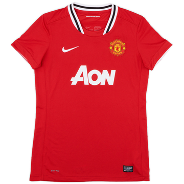 2011-12 Manchester United Home Shirt - 9/10 - (Women's S)