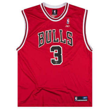 2006 Chicago Bulls Wallace #3 Reebok Jersey (Away) XXL
