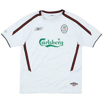 2003-04 Liverpool Away Shirt - 8/10 - (L.Boys)
