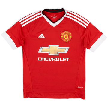 2015-16 Manchester United Home Shirt - 8/10 - (L.Boys)