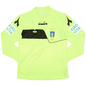2017-18 Italy Diadora Referee L/S Shirt - 10/10 - (L)