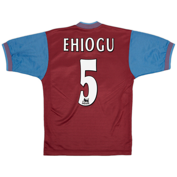 1997-98 Aston Villa Home Shirt Ehiogu #5 - 9/10 - (S)