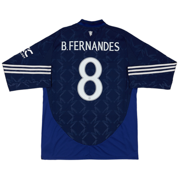 2024-25 Manchester United Away L/S Shirt B.Fernandes #8
