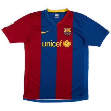 2006-07 Barcelona Home Shirt - 6/10 - (XL.Boys)