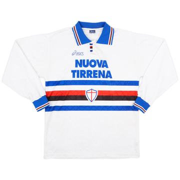 1995-96 Sampdoria Away L/S Shirt - 8/10 - (L)