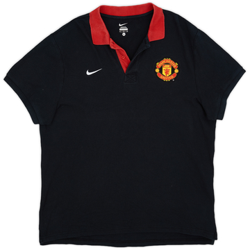 2013-14 Manchester United Nike Polo Shirt - 9/10 - (XL)