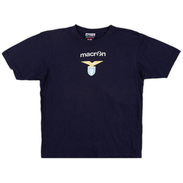 2012-13 Lazio Macron Cotton Tee - 8/10 - (XS)